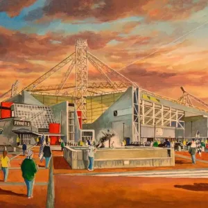 Deepdale Stadium Going to the Match Fine Art Deepdale Stadium Going to the Match Fine Art