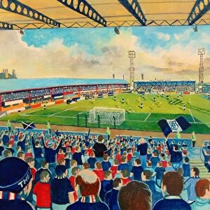 Dens Park Stadium Fine Art - Dundee Football Club