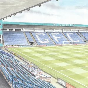 Football Stadium - Gillingham FC - Priestfield Stadium Rainham End