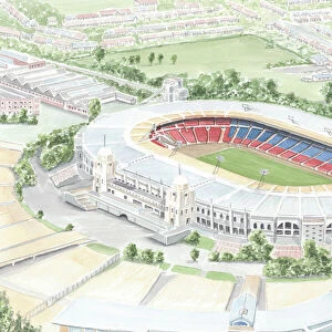Football Stadium - National England Wembley Old