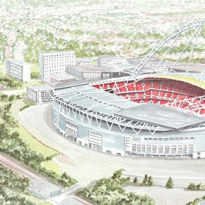 Football Stadium - National Stadium England - Wembley - London