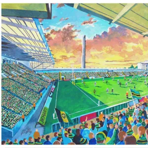 Franklins Gardens Stadium Fine Art - Northampton Saints Rugby