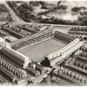 Goodison Park Art 1955 - Everton