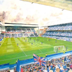 Ibrox Stadium Fine Art - Rangers Football Club