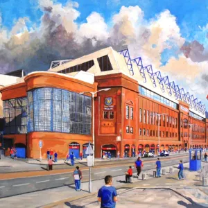 Ibrox Stadium Fine Art - Rangers Football Club