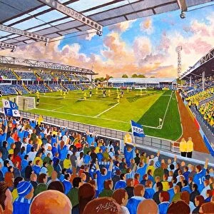 London Road Stadium Fine Art - Peterborough United Football Club