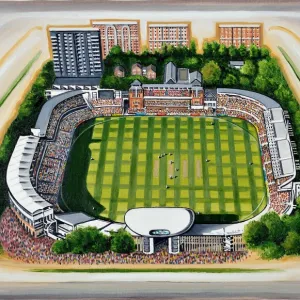 Lords Cricket Ground Art - Middlesex County Cricket Club & England