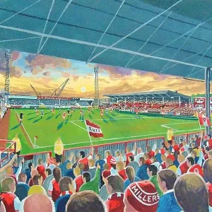 Millmoor Stadium Print - Rotherham United FC Millmoor Stadium Print - Rotherham United FC