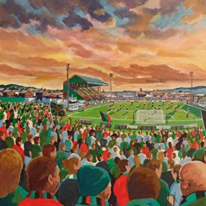 The Oval Stadium Fine Art - Glentoran Football Club