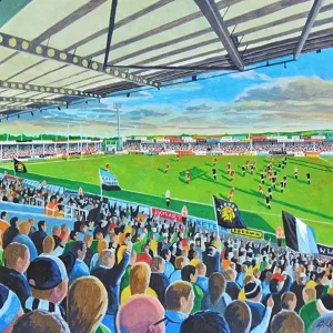 Print of Sandy Park Stadium Fine Art Print of Sandy Park Stadium Fine Art