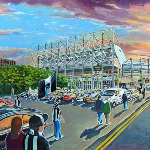 ST James Park Stadium Art Going to the Match