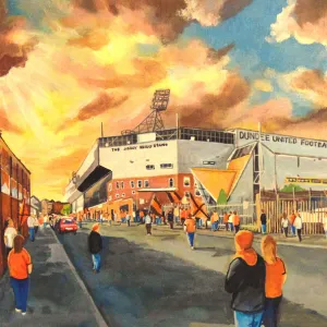 Tannadice Park Stadium Fine Art - Dundee United Football Club