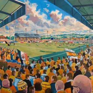 Wheldon Road Stadium Print - Castleford Tigers Rugby League Football Club Wheldon Road Stadium Print - Castleford Tigers Rugby League Football Club