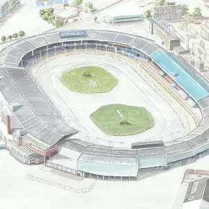 Wimbledon Greyhound Stadium Print Wimbledon Greyhound Stadium Print