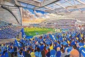 Images Dated 6th March 2018: Amex Stadium Fine Art - Brighton & Hove Albion Football Club