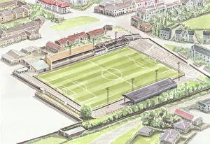 Club Prints: Bayview Park was a football stadium in the town of Methil