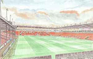 Road Collection: Bloomfield Road Inside - Blackpool FC