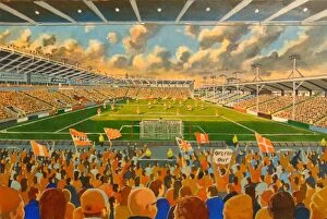 Soccer Gallery: Bloomfield Road Stadium Fine Art - Blackpool Football Club