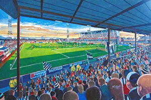 Images Dated 23rd July 2019: Blundell Park Stadium Fine Art - Grimsby Town Football Club