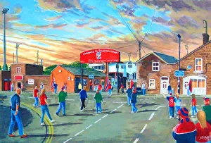 Club Prints: BOOTHAM CRESCENT Going to the Match - York City Football Club