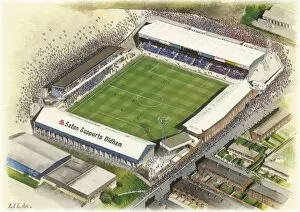 Images Dated 20th May 2013: Boundary Park Art - Oldham Athletic