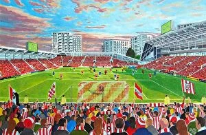 Images Dated 23rd February 2022: Brentford Community Stadium Fine Art - Brentford Football Club