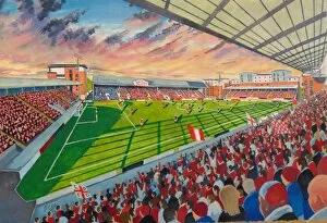 Stadia of England Collection: Brisbane Road Stadium Fine Art - Leyton Orient Football Club