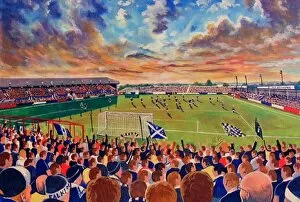Scotland Collection: Brockville Stadium Fine Art - Falkirk Football Club