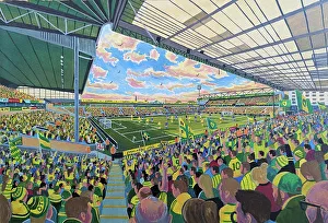 Carrow Road Stadium Fine Art (new version) - Norwich City FC