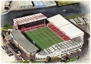 Stadia Collection: City Ground Art - Nottingham Forest