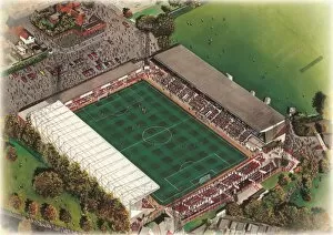 Town Gallery: County Ground Art - Swindon Town