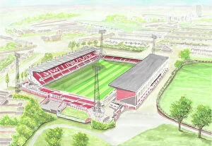 Town Collection: The County Ground Stadium - Swindon Town FC