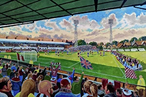 Images Dated 29th October 2023: COUNTY GROUND Yesteryear Stadium - Northampton Town FC JKM
