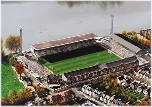 Images Dated 20th May 2013: Craven Cottage Art - Fulham