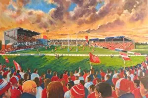 Images Dated 6th March 2018: Craven Park Stadium Fine Art - Hull Kingston Rovers Rugby League