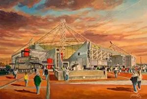 Lilywhites Collection: Deepdale Stadium Going to the Match Fine Art