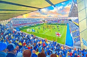 Football Gallery: The Den Stadium Fine Art - Millwall Football Club