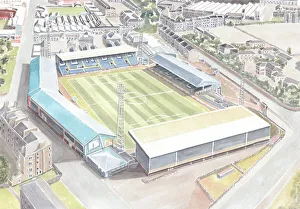 Club Prints: Dens Park, officially known as Kilmac Stadium for sponsorship reasons