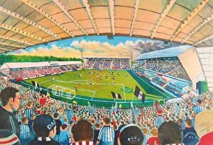 Football Club Collection: East End Park Stadium Fine Art - Dunfermline Athletic FC