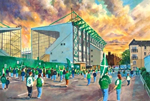 Easter Road Stadium Fine Art - Hibernian Football Club
