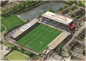 Painting Gallery: Edgeley Park Art - Stockport County
