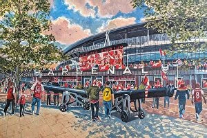 London Collection: EMIRATES STADIUM Going to the Match - Arsenal FC