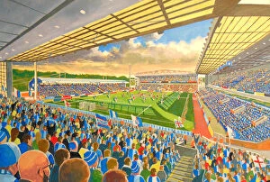 Stadia Collection: Ewood Park Stadium Fine Art - Blackburn Rovers Football Club