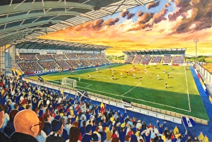 Football Club Collection: Falkirk Stadium Fine Art - Falkirk Football Club