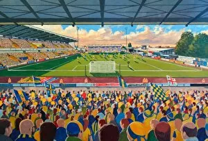 Soccer Gallery: Field Mill Stadium Fine Art - Mansfield Town Football Club