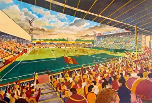 Stadia of Scotland Collection: Fir Park Stadium Fine Art - Motherwell Football Club