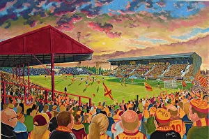 Stadia of Scotland Collection: Fir Park Stadium Yesteryear - Motherwell FC