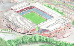 Avfc Gallery: Football Stadium - Aston Villa FC - Villa Park Aerial View