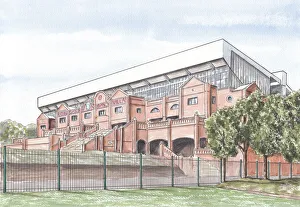 Aston Villa Gallery: Football Stadium - Aston Villa Outside The Holte End