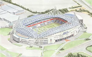 Stadia of England Collection: Football Stadium - Bolton Wanderers FC - University of Bolton Stadium